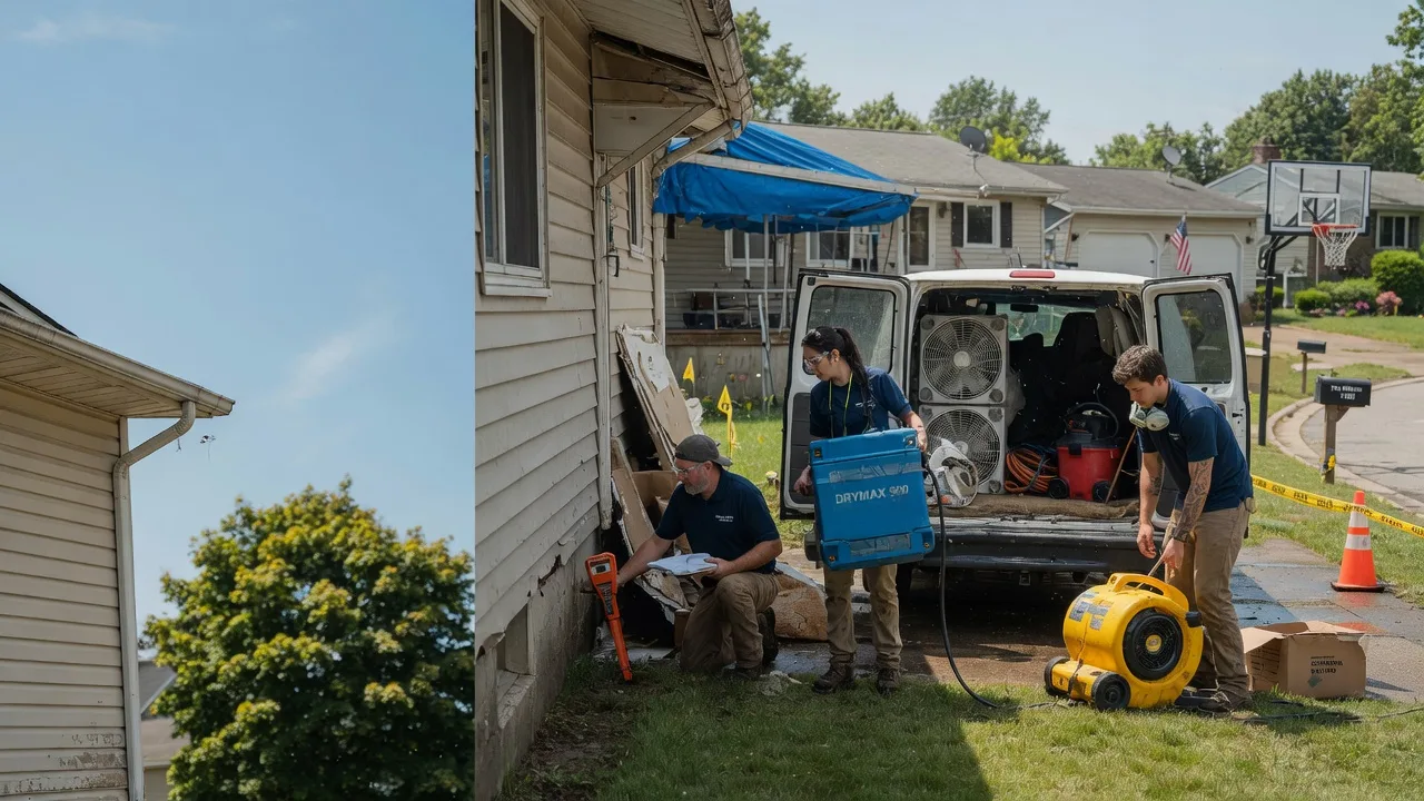 Ceiling Leak Cleanup in Bainbridge, OH near me