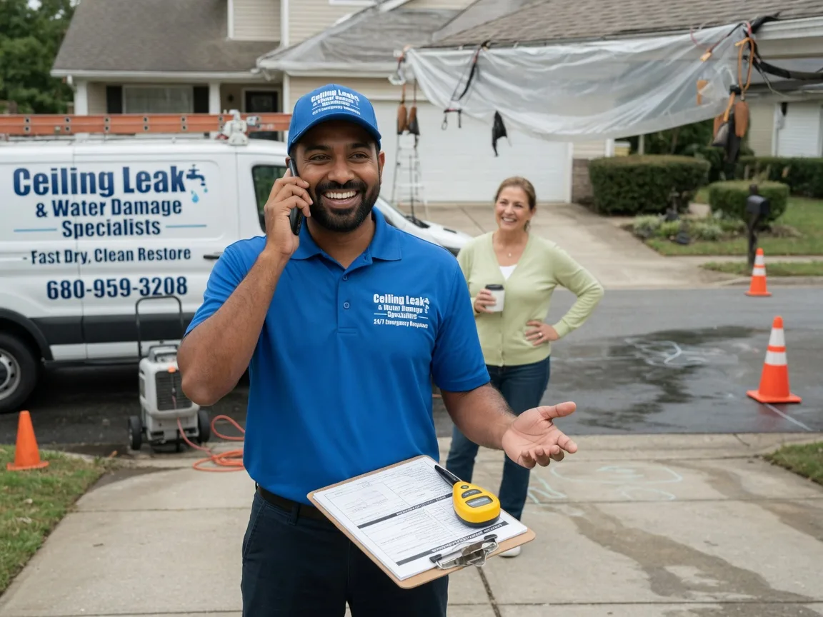 Ceiling Leak Cleanup Bainbridge, OH FAQs